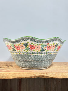 Bowl ~ Wavy Edge ~ Large ~ 12 inch ~ U4799 ~ U3!