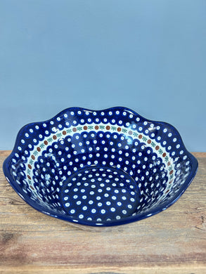 Bowl ~ Wavy Edge ~ Large ~ 12 inch ~ 70X ~ T3!