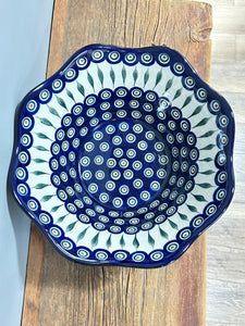 Bowl ~ Wavy Edge ~ Large ~ 12 inch ~ 54X ~ T3!