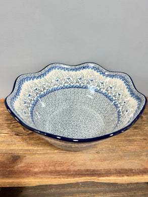 Bowl ~ Wavy Edge ~ Large ~ 12 inch ~ 2829X ~ T4!