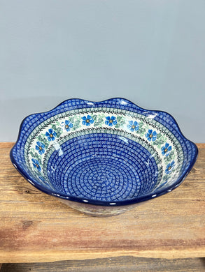 Bowl ~ Wavy Edge ~ Large ~ 12 inch ~ 1915X ~ T3!