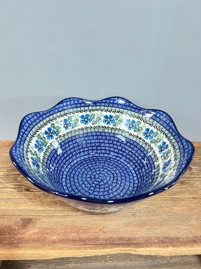 Bowl ~ Wavy Edge ~ Large ~ 12 inch ~ 1915X ~ T3!