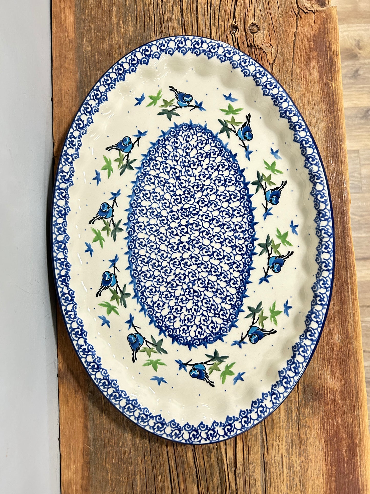 Oval Platter ~ 14.5” x 10” ~ 3235X - T4!