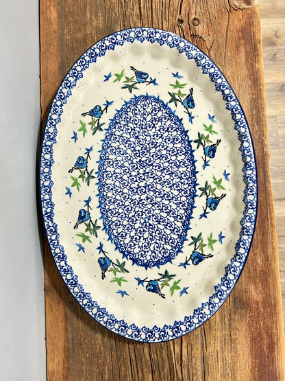 Oval Platter ~ 14.5” x 10” ~ 3235X - T4!