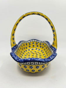 A21 ~ Basket with Handle ~ 0859X - T3!