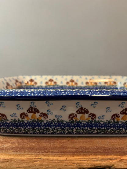 854 ~ Baker ~ Rectangular w/Rim ~ Lasagna ~ 11.25" x 13.75" ~ 1732X - T1!