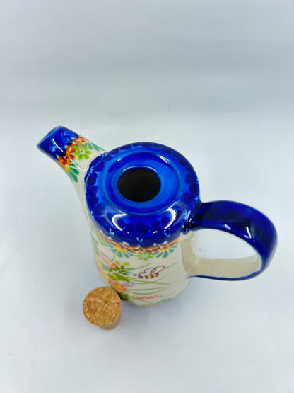 Vinegar Bottle - Giant Yellow Flowers - A1