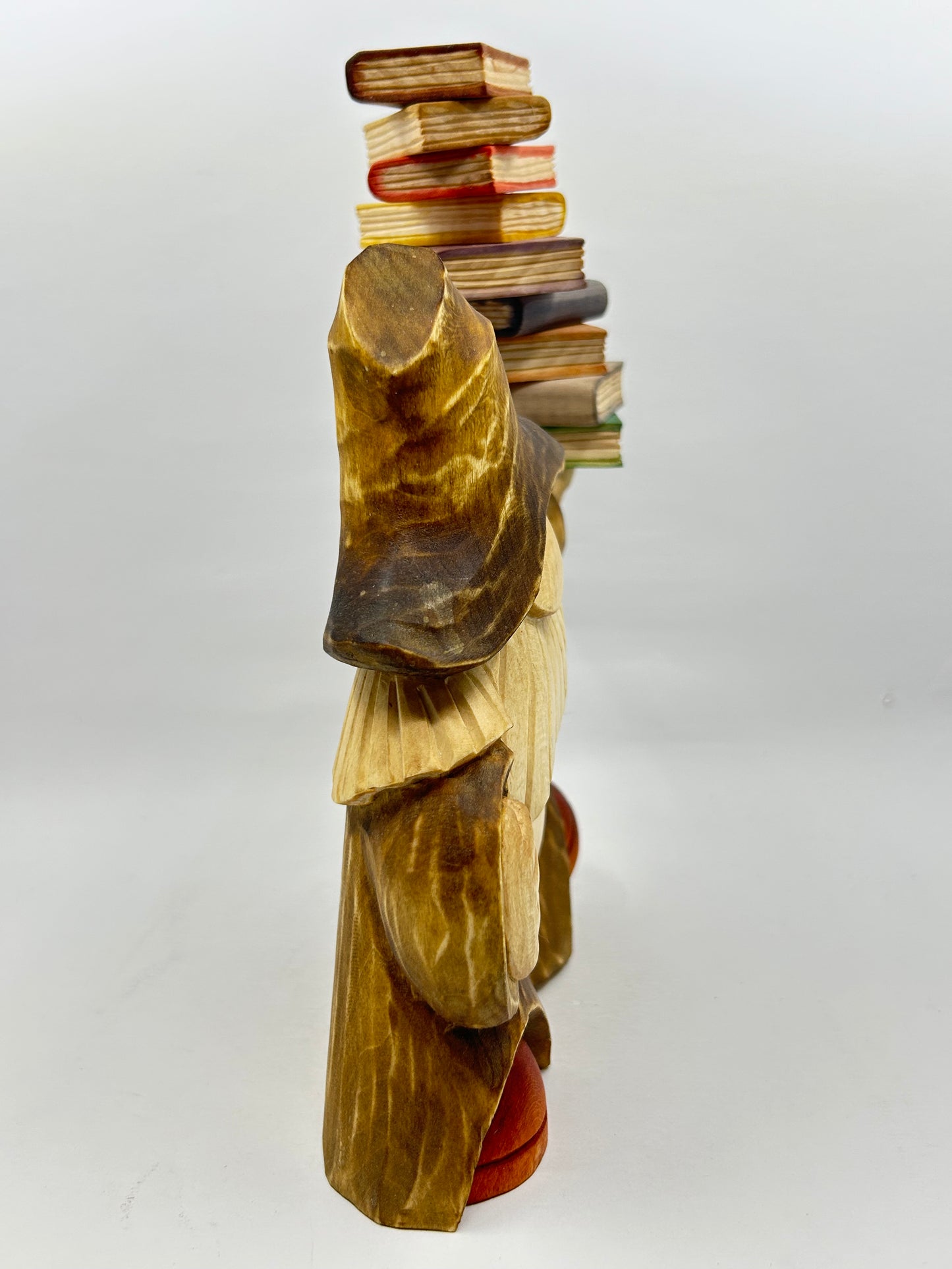 “Book Worm" #3 With Stack of Books