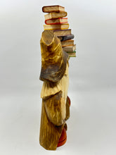 Load image into Gallery viewer, “Book Worm" #3 With Stack of Books