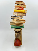 Load image into Gallery viewer, “Book Worm" #3 With Stack of Books