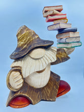 Load image into Gallery viewer, “Book Worm" #3 With Stack of Books