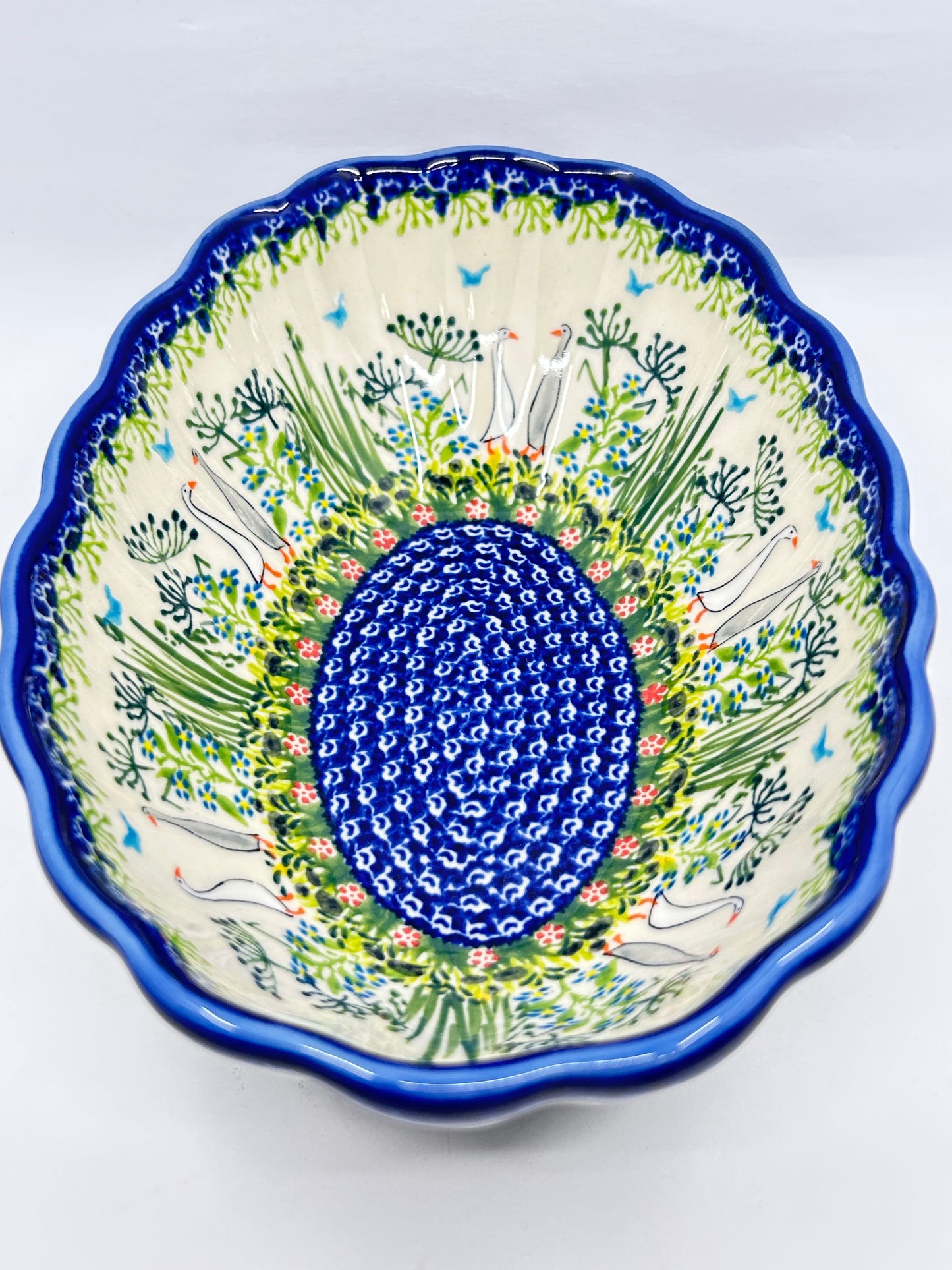 Wavy Oval Bowl - A1256 - A1