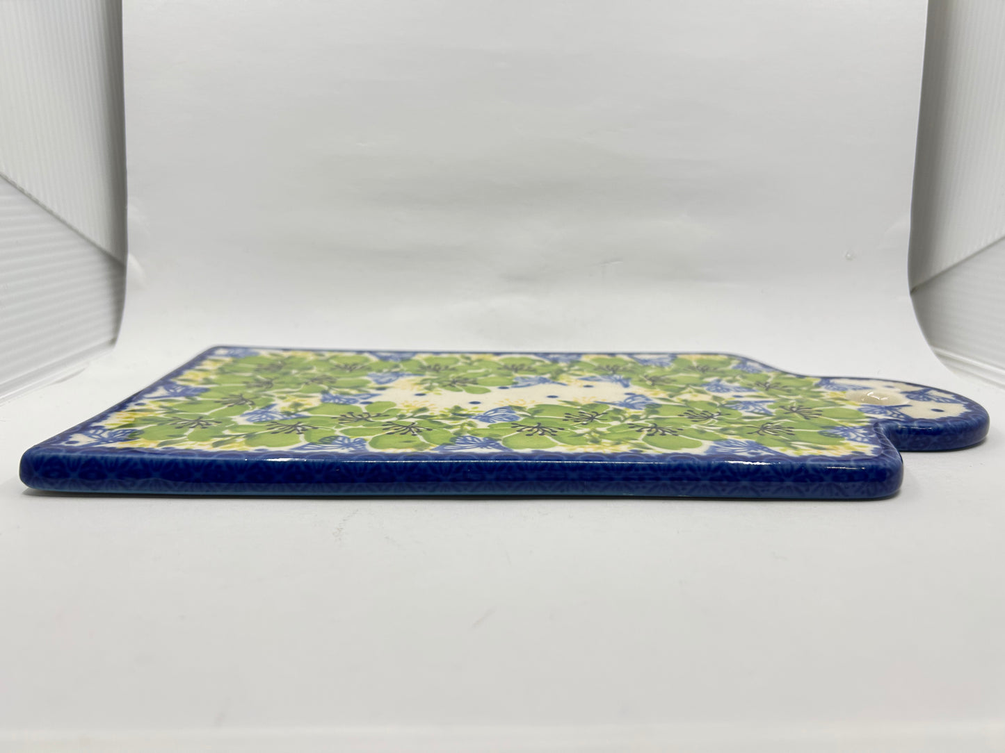 Rectangular Cheese/Cutting Board - Green Floral - A1