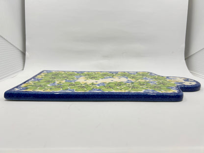 Rectangular Cheese/Cutting Board - Green Floral - A1