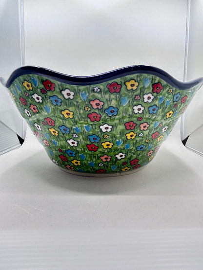 Bowl ~ Wavy Edge ~ Large ~ 12 inch ~ U4878 ~ U6!