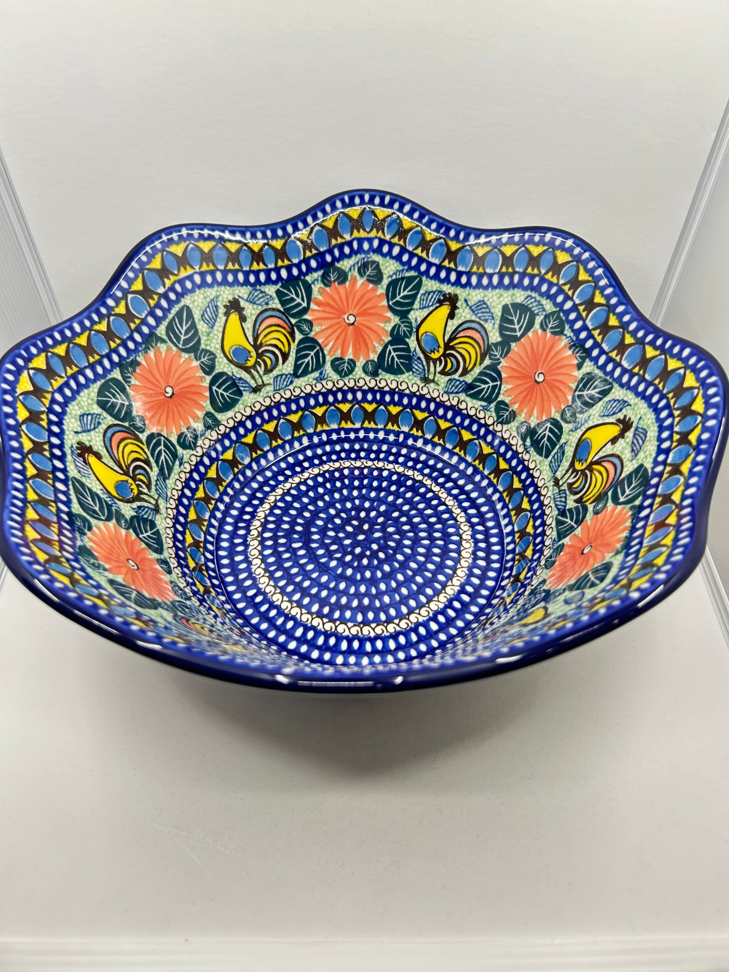 Bowl ~ Wavy Edge ~ Large ~ 12 inch ~ U2617 ~ U3!
