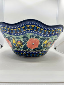 Bowl ~ Wavy Edge ~ Large ~ 12 inch ~ U2617 ~ U3!