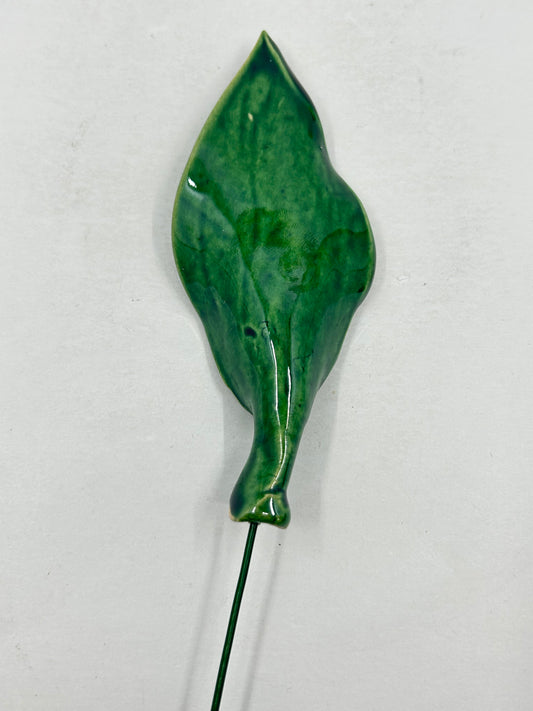 Ceramic Tulip Leaf