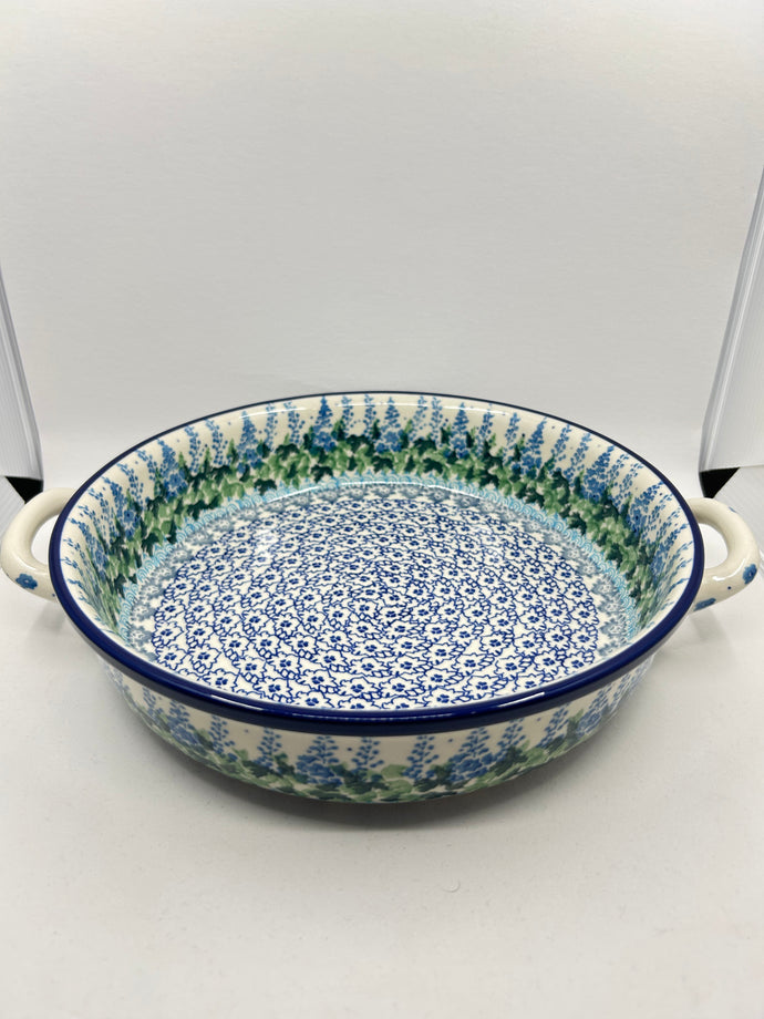 Baker ~ Round w/ Handles ~ 10 inch ~ 3300X ~ T4!