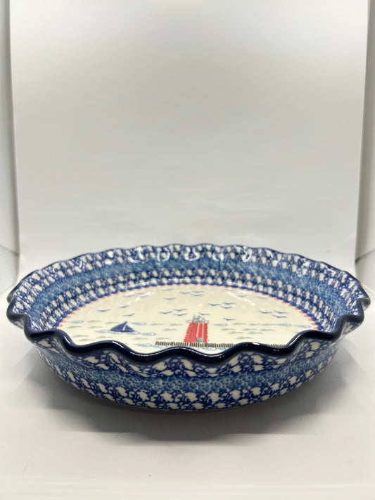 Pie Plate ~ Fluted ~ 10 inch ~ U5164 ~ U3*