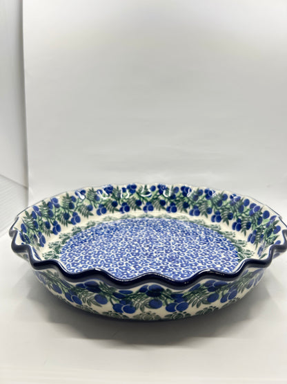 636 ~ Pie Plate ~ Fluted ~ 10" ~ 1413X - T3*