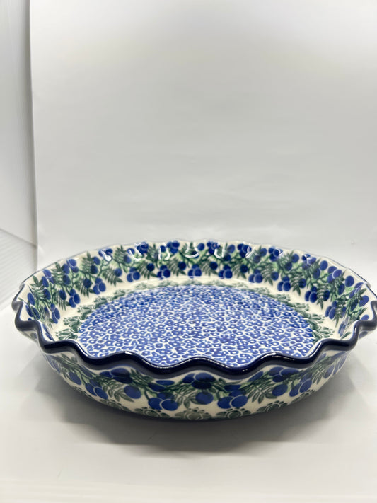 636 ~ Pie Plate ~ Fluted ~ 10" ~ 1413X - T3*