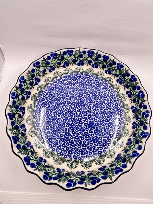 636 ~ Pie Plate ~ Fluted ~ 10" ~ 1413X - T3*