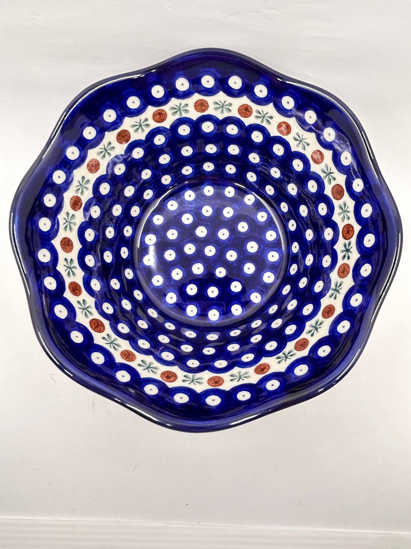 Bowl ~ Wavy Edge ~ Small ~ 8 inch ~ 0070X - T3*