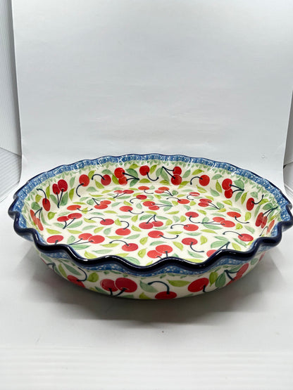 636 ~ Pie Plate ~ Fluted ~ 10" ~ 3250X - T4*