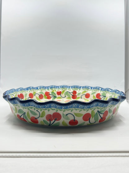 636 ~ Pie Plate ~ Fluted ~ 10" ~ 3250X - T4*