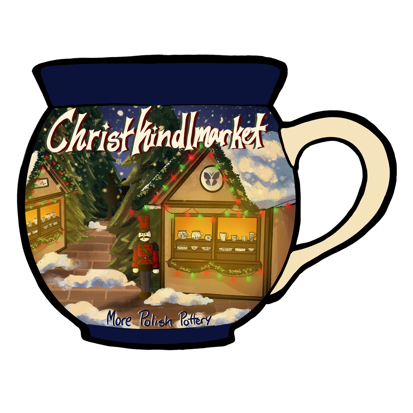 Christmas Market Sticker