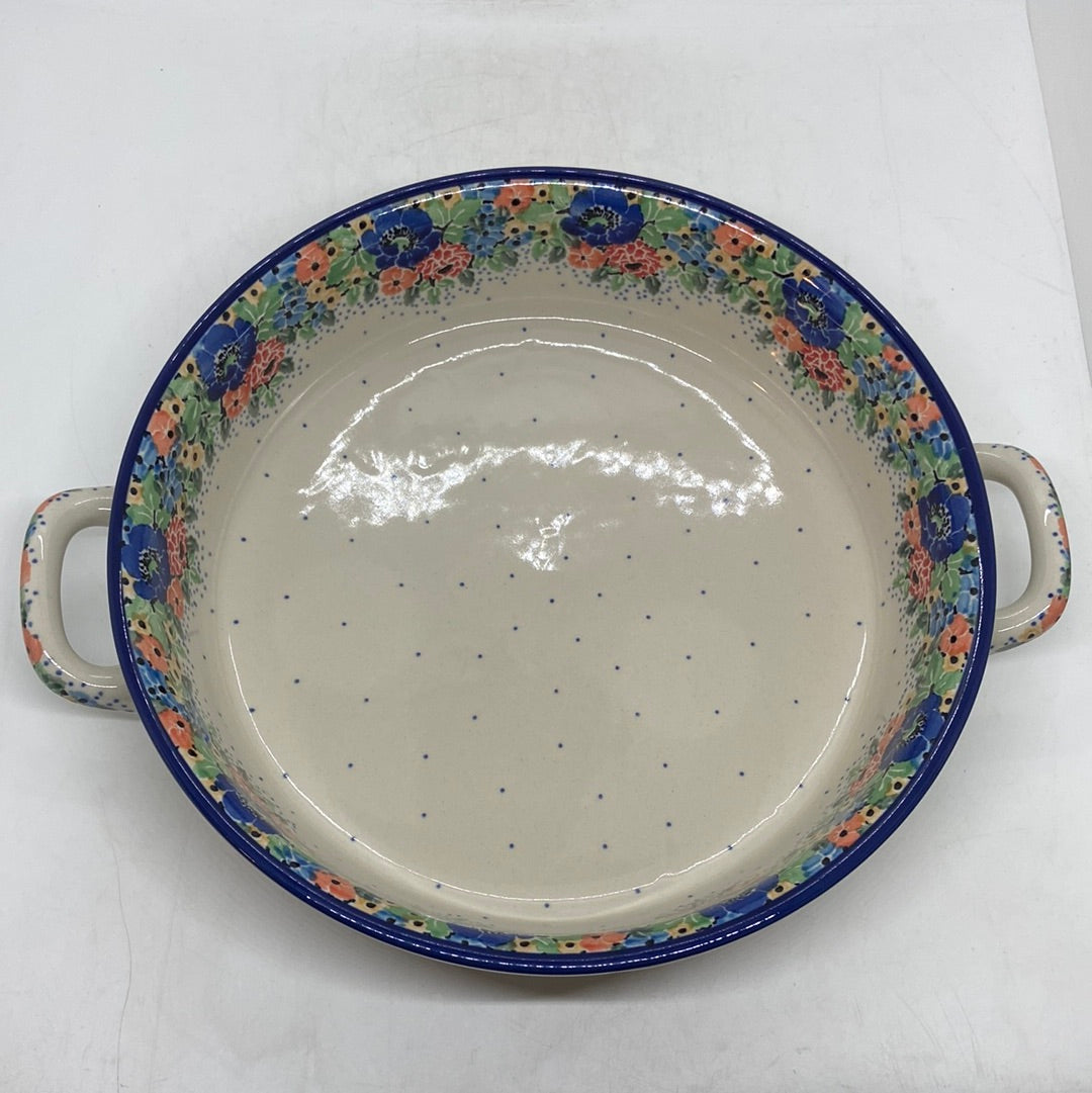 420 ~ Baker ~ Round w/ Handles ~ 10" U4662 ~ U4!