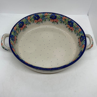 420 ~ Baker ~ Round w/ Handles ~ 10" U4662 ~ U4!