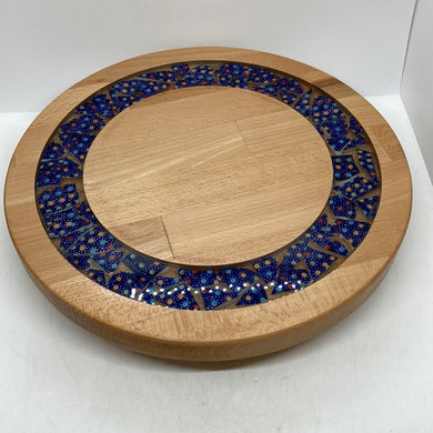 Znammi Circle Board Mosaic Cutting Board #2