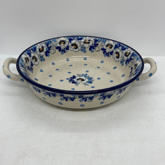 Baker ~ Round w/ Handles ~ 8 inch ~ 2222X ~ T4!