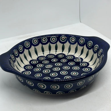 141 Baker ~ Round w/ Handles ~ 8 inch ~ 0054X ~ T3!