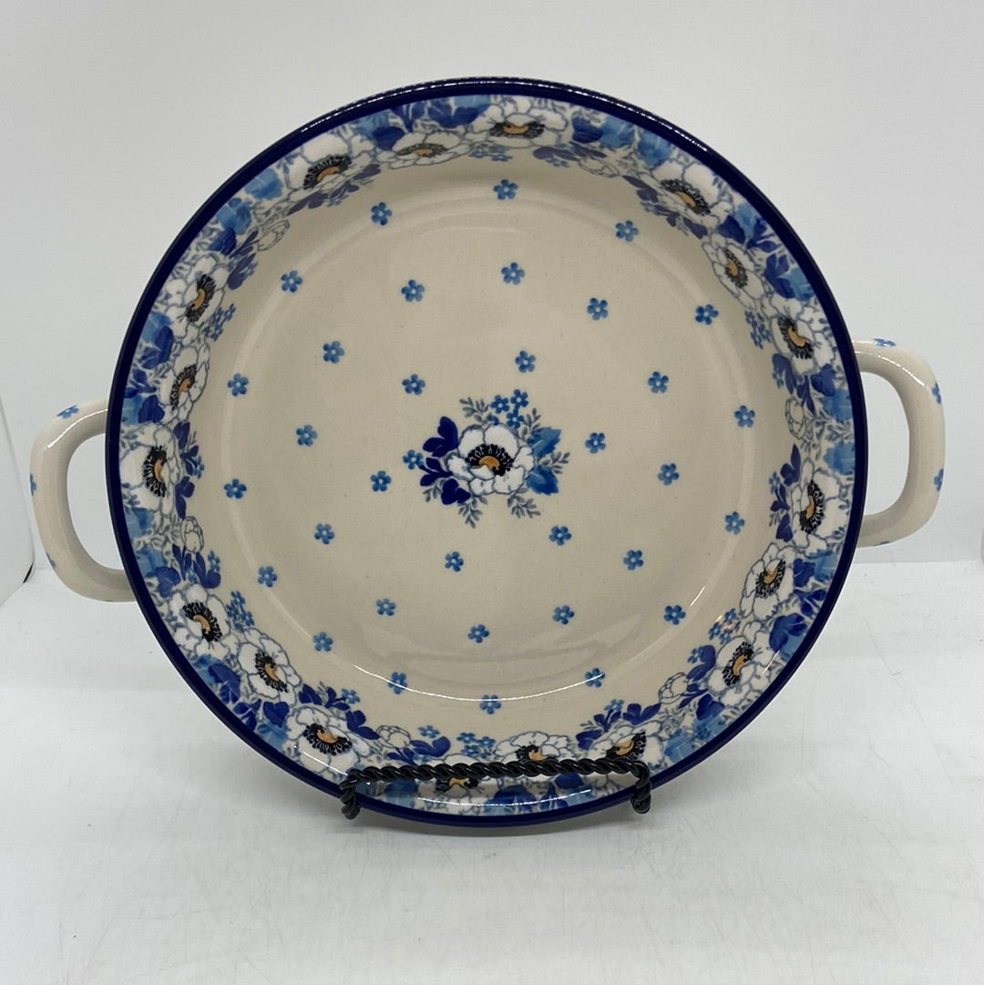 Baker ~ Round w/ Handles ~ 8 inch ~ 2222X ~ T4!