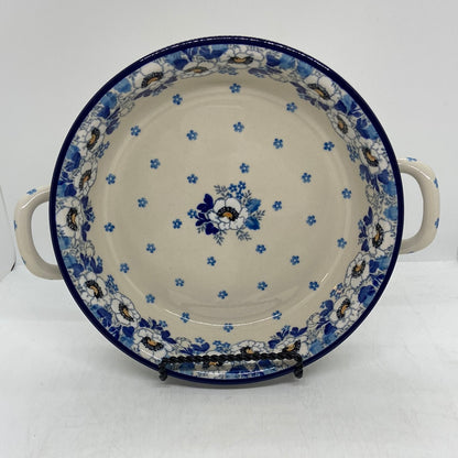 Baker ~ Round w/ Handles ~ 8 inch ~ 2222X ~ T4!