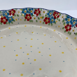 636 ~ Pie Plate ~ Fluted ~ 10" ~ 2413X - T4!