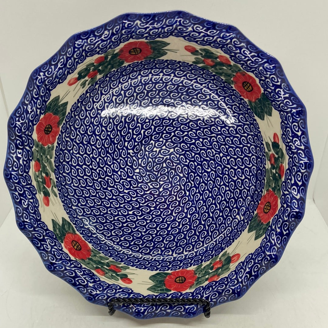 A185 Wavy Pie Plate  - D15