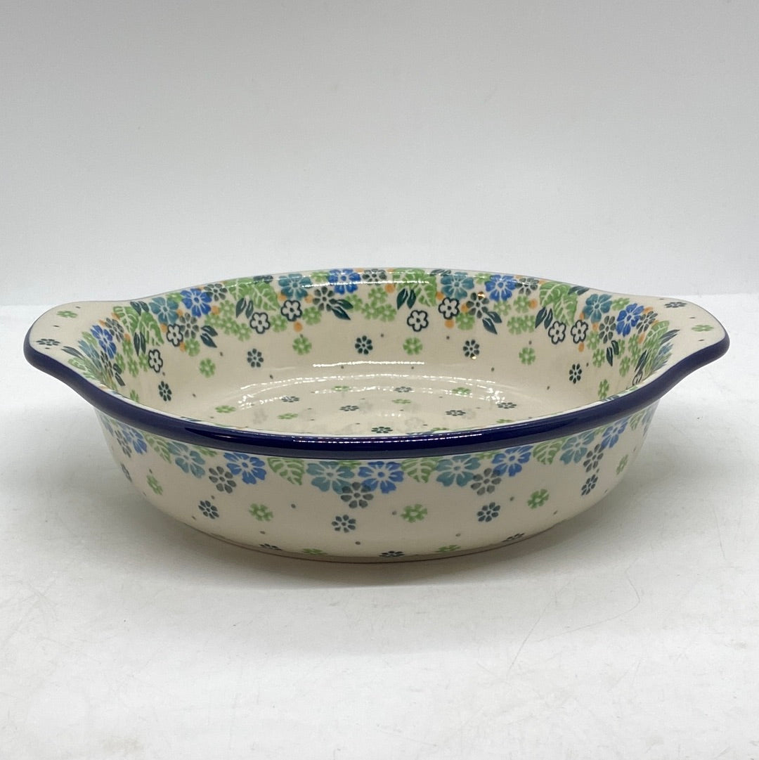 141 Baker ~ Round w/ Handles ~ 8 inch ~ 2064X ~ T3!