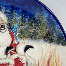 Load image into Gallery viewer, Limited Edition Large Plate - Santa with Campfire