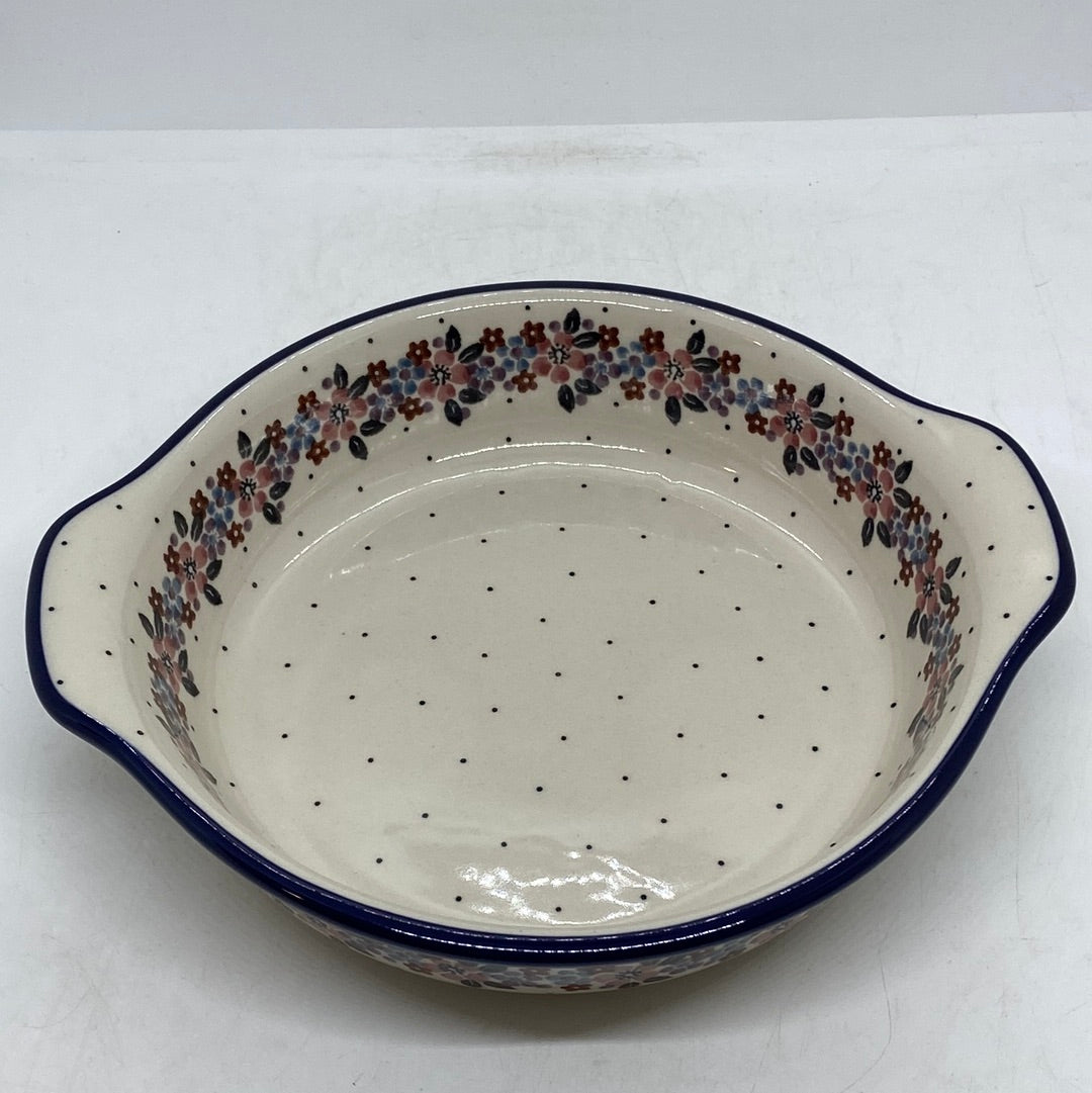 141 Baker ~ Round w/ Handles ~ 8 inch ~ 2067X - T1!