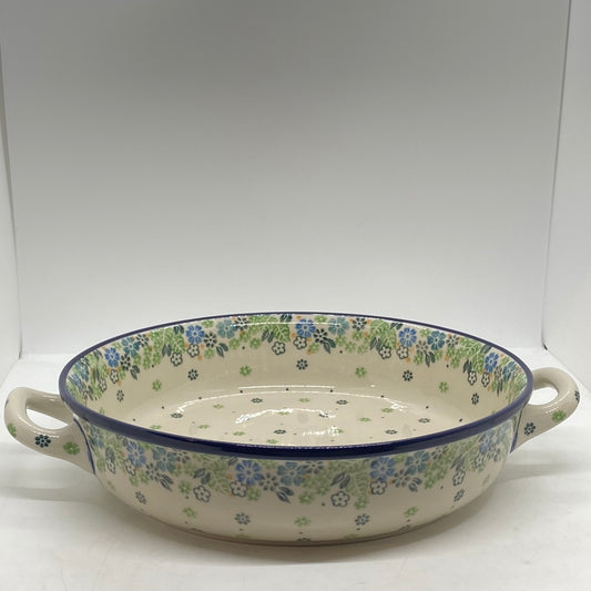 420 ~ Baker ~ Round w/ Handles ~ 10" ~ 2064X - T3!
