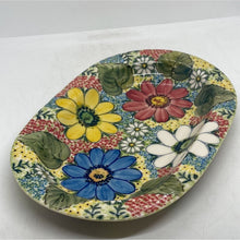Load image into Gallery viewer, Second Quality Malwa Small Oblong Plate Daisy