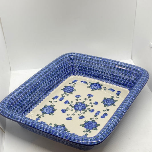 Baker ~ Rectangular w/Rim ~ Lasagna ~ 11.25 x 13.75 inch ~ 163X ~ T4*