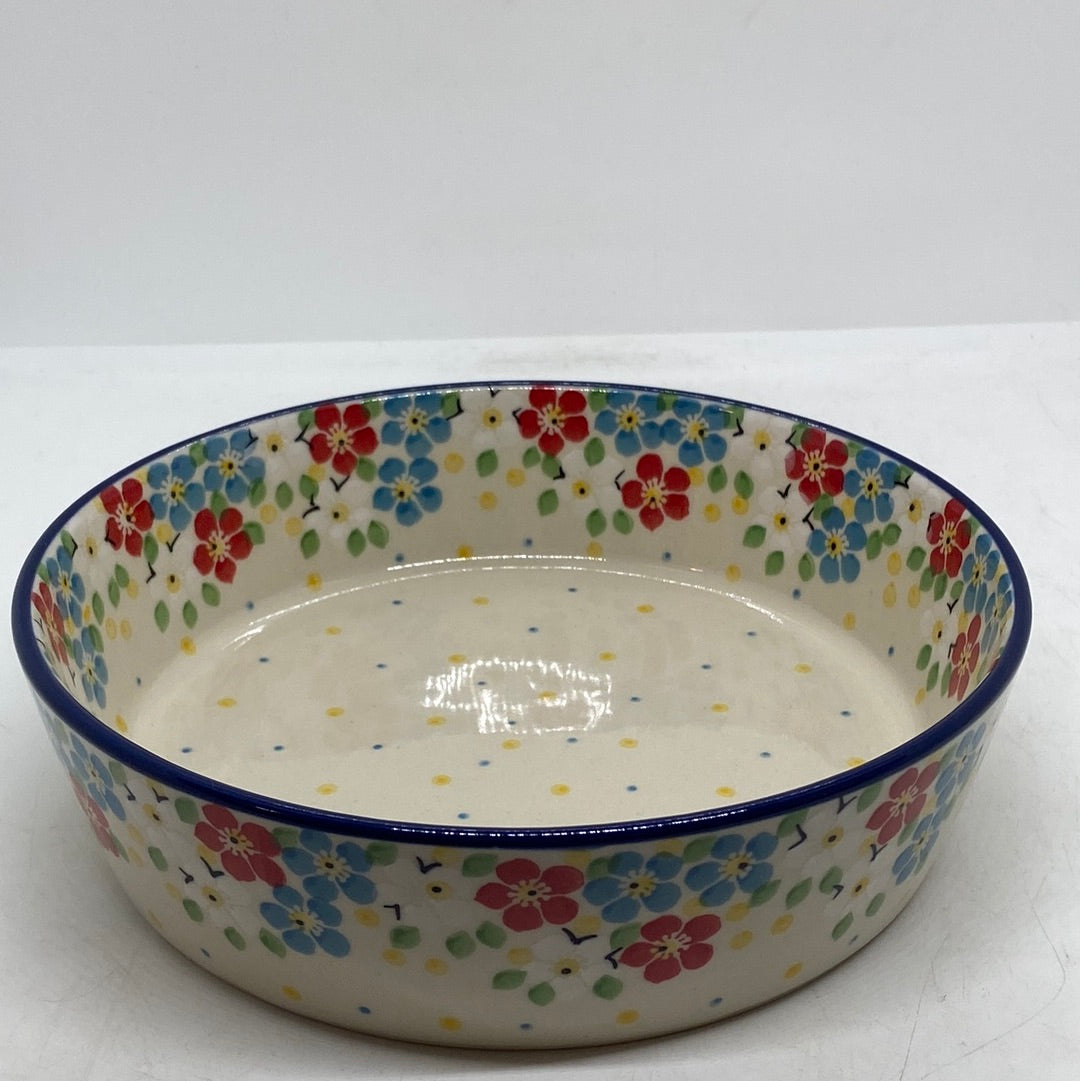 Flat rimmed Quiche Baker  ~ 7.5" ~ 2413 - T4!
