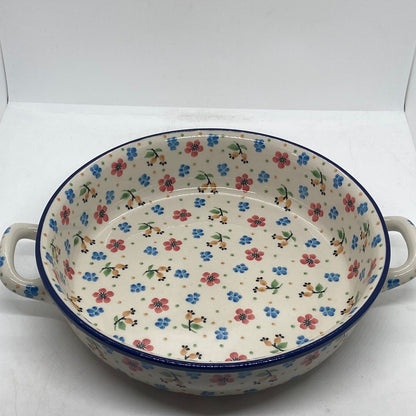 420 ~ Baker ~ Round w/ Handles ~ 10" ~ 2354X - T4!