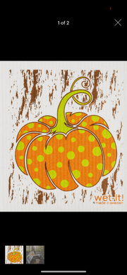 Pumpkin Harvest Swedish Towel