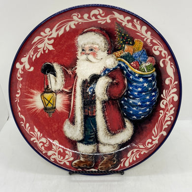 Limited Edition Large Plate - Santa Ready to Go